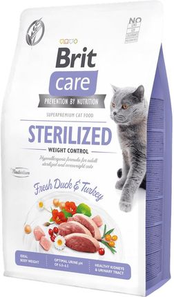 Brit Care Cat Grain Free Sterilized Weight Control 2Kg