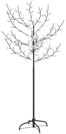 vidaXL Drzewko Z Lampkami, 120 Led, Zimny Biały, Kwiat Wiśni, 150cm