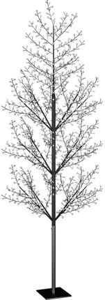 vidaXL Drzewko Świecące Na Niebiesko, 1200 Led, Kwiat Wiśni, 400cm