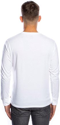 Koszulka Longsleeve Levi's Long Sleeve Graphic Tee biała biały - Ceny i opinie T-shirty i koszulki męskie BIXN