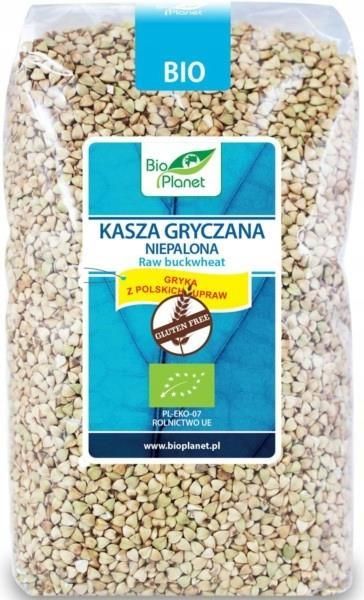 Bio Planet Kasza gryczana Niepalona Bio 1kg - zdjęcie 1 Bio Planet Kasza gryczana Niepalona Bio 1kg