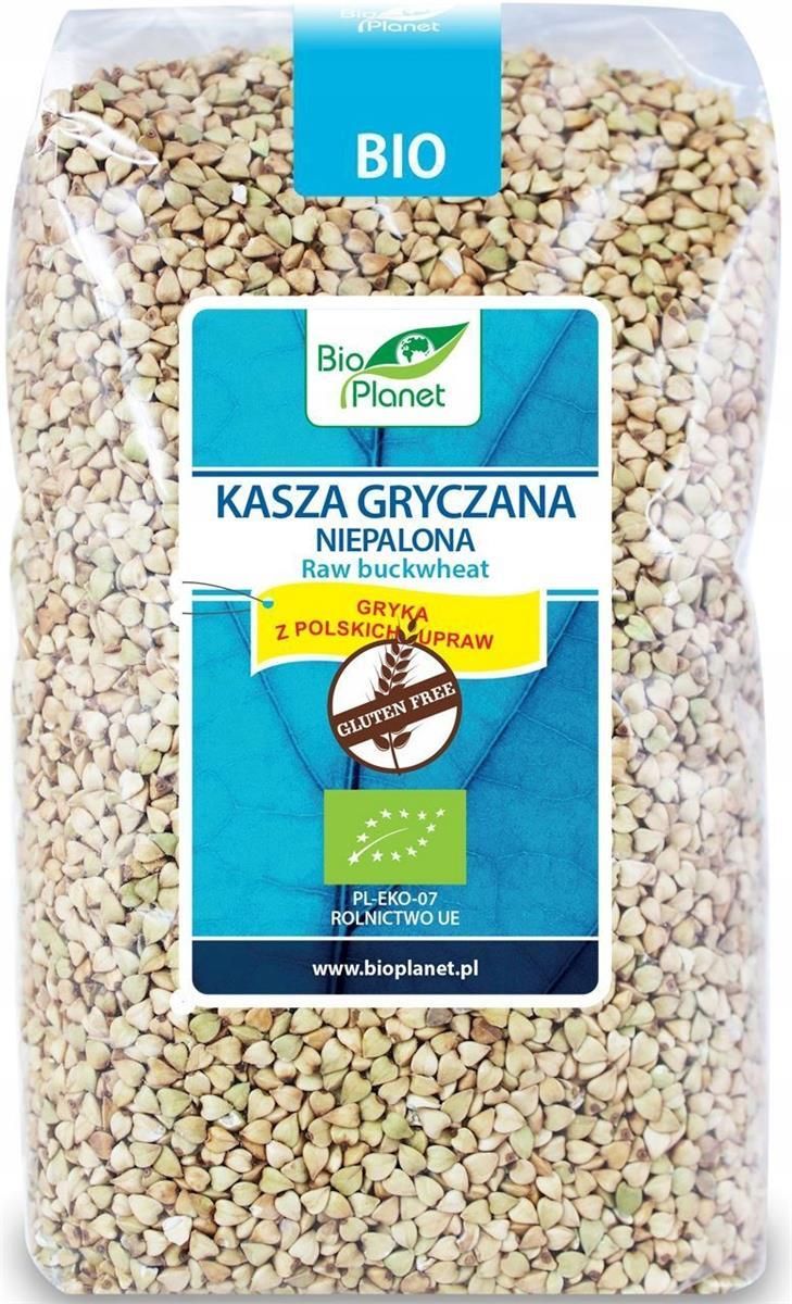 Bio Planet Kasza gryczana Niepalona Bio 1kg - zdjęcie 4 Bio Planet Kasza gryczana Niepalona Bio 1kg