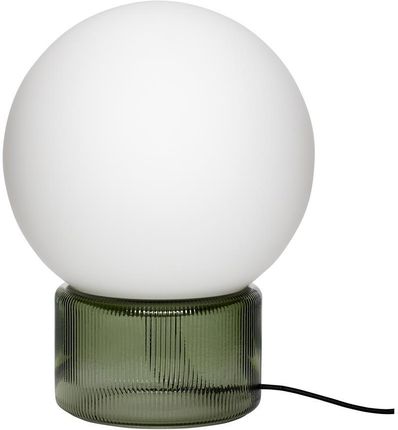 Hubsch Design Lampa Stołowa Szklana Mleczna / Zielona (991201)