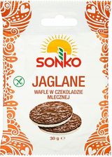 Zdjęcie Sonko Wafle jaglane w czekoladzie mlecznej 30g 2 - Tuchola