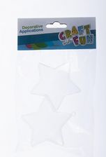 Zdjęcie Craft With Fun Ozdoba Bn Plast Gwiazda 7,5Cm 2Szt Pbh 12/144 - Sierpc