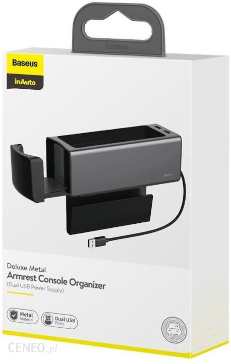 Baseus Deluxe Metal Armrest Console Organizer (CRCWH-A01)