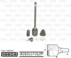 PRZEGUB WEWNĘTRZNY P BMW 3 (E46) 2.5/3.0/3.0D 01.0 G8B004PC