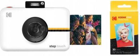 Kodak Step Touch Biały + Opakowanie wkładów 20szt. (SB5934)