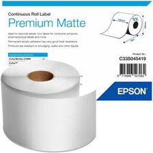 Zdjęcie Epson Premium Matte Label - Continuous Roll: 102mm x 35m C33S045419 - Bierutów