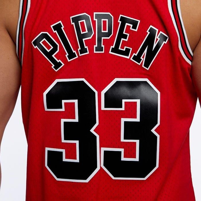 Mitchell & Ness SCOTTIE PIPPEN 33 CHICAGO BULLS NBA SWINGMAN - Débardeur - rot/rouge