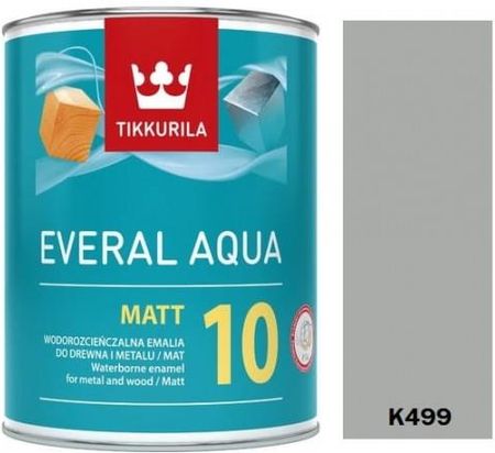 Tikkurila Everal Aqua Matt [10] 0,9L Kolor K499