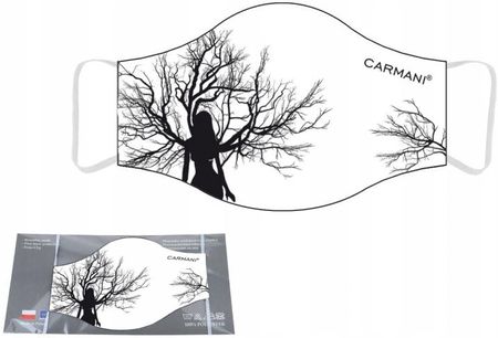 Maseczka Ochronna Kobieta I Drzewo Ii (Carmani)