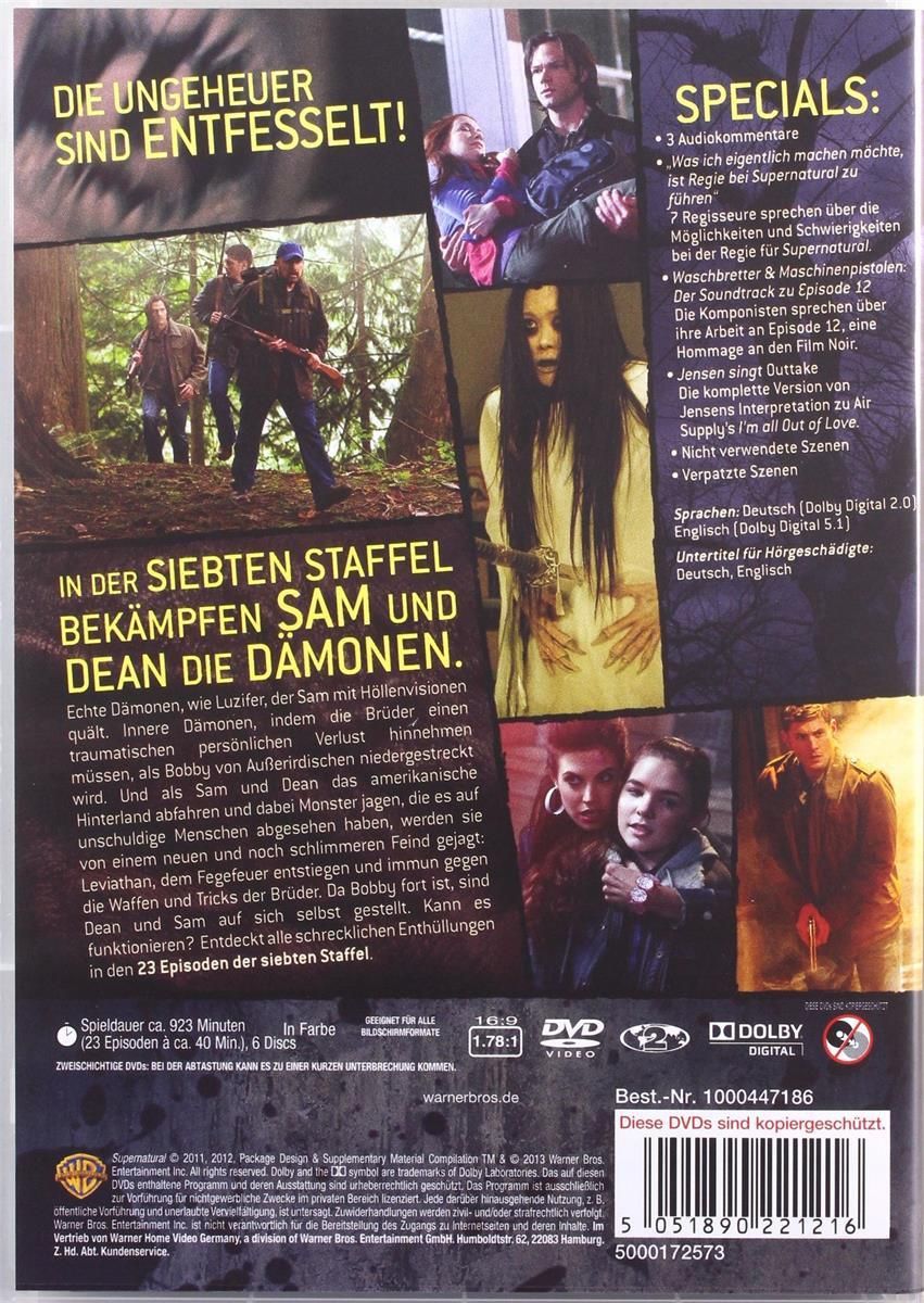 Film Dvd Supernatural Season 7 Nie Z Tego świata Sezon 7 6dvd Ceny I Opinie Ceneopl