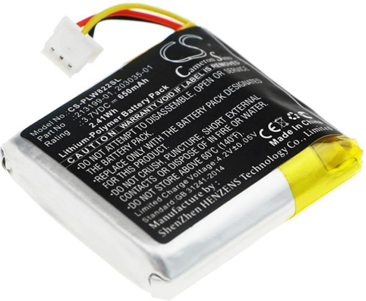 Heib Batteria Al Litio Per Traveler 02491-0037-01 - 650mAh, 3.7V - Ricambio Di Alta Qualità - 2