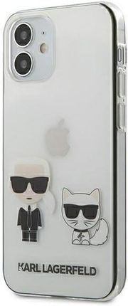 Karl Lagerfeld iPhone 12 5,4" hardcase Transparent & Choupette (KLHCP12SCKTR)