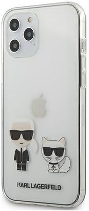 Karl Lagerfeld iPhone 12 6,7" Pro Max hardcase Transparent & Choupette (KLHCP12LCKTR)