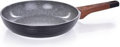 Dedra Patelnia Średnia 20Cm Biopan Woodoo Z Uchwytem Soft Touch Imitacji Drewna Objętość 1L (Da25311)