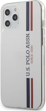 U.S. Polo Assn. US iPhone 12 6,7" Pro Max biały/white Tricolor Collection (USHCP12LPCUSSWH)
