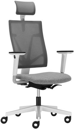 Nowy Styl Krzesło Biurowe Obrotowe 4Me-Mesh-W Hrma Soft Seat Espt Lu2 Ts25-W R33-Alu/W