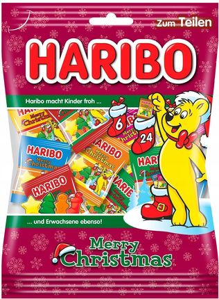 Haribo Merry Christmas Kalendarz adwentowy 24 paczuszki - 250g