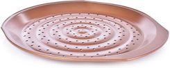 Dedra Pizza & Frytki Blacha Biopan Gold Do Pieczenia Pizzy I Frytek Z Perforowanym Dnem 34,5Cm (Da25491)