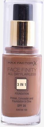 Max Factor Facefinity 3 W 1 Korektor I Podkład Spf20 100 Suntan 30 ml