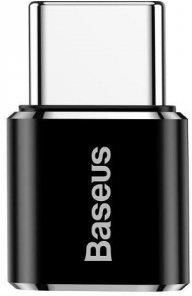 BASEUS ADAPTER MICRO USB DO USB TYPE-C - CZARNY