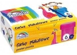 Farby plakatowe FIORELLO 6 kolorów Fiorello