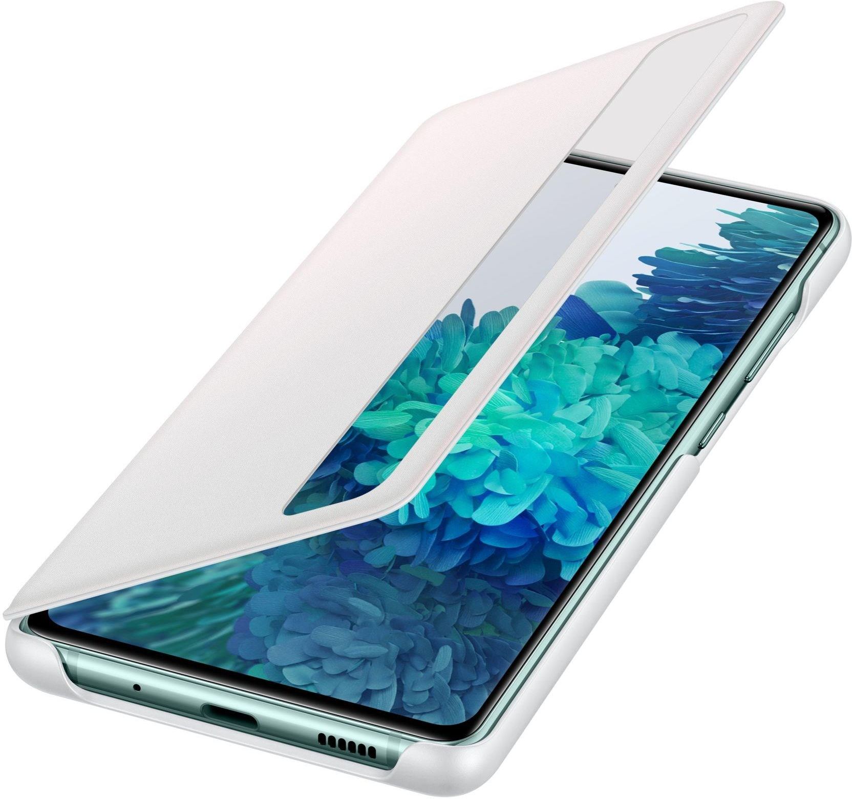 Samsung Smart Clear View Cover do Galaxy S20 FE Biały (EF-ZG780CWEGEE) - zdjęcie 4 Samsung Smart Clear View Cover do Galaxy S20 FE Biały (EF-ZG780CWEGEE)