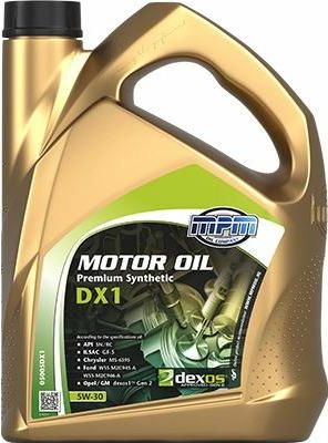 Olej silnikowy MPM 5W30 Premium Synthetic DX1 5 litrów