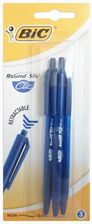 Zdjęcie Bic Długopis Round Stic Clic Niebieski Blister 3 Sztuki - Pniewy