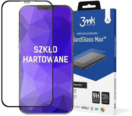 3Mk Szkło HardGlass Max do Apple iPhone 12 Pro Black