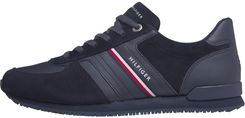 sneakersy tommy hilfiger iconic suede runner fm0fm03001 desert sky dw5