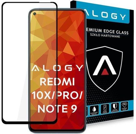 Alogy Szkło Full Glue case friendly do Xiaomi Redmi 10X/ 10X Pro/ Note 9