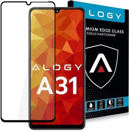 Alogy Szkło Full Glue case friendly do Samsung Galaxy A31 czarne