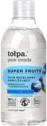 Tołpa pure trends super fruits płyn micelarny nawilżający 400ml
