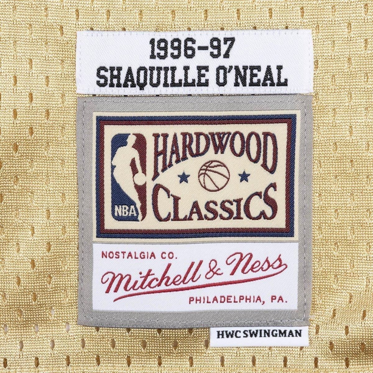 Shaquille O'Neal 34 Los Angeles Lakers Mitchell & Ness Midas