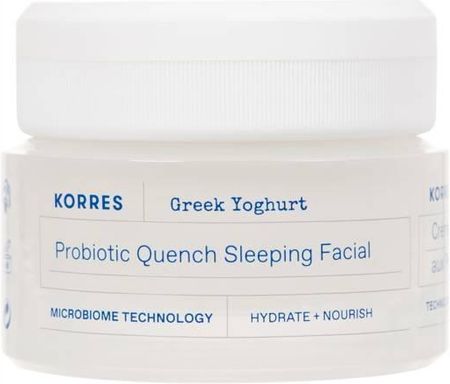 Krem Korres Greek Yoghurt Odżywczy Z Probiotykami na noc 40ml