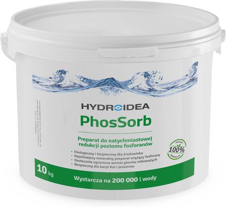 Hydroidea Phossorb Wiązanie Fosforanów Usuwanie Glonów 10Kg (Hi030)