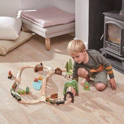 Tender Leaf Toys drewniana kolejka Wild Pines Train Set