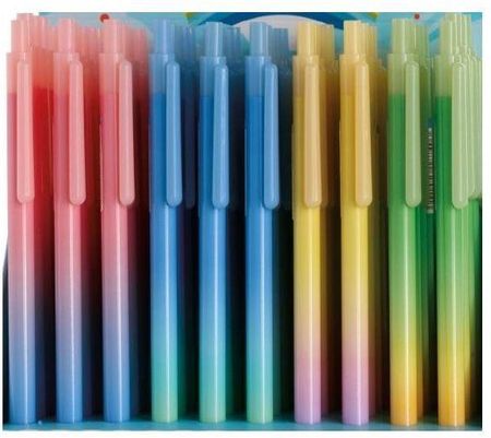 M&G Długopis Pstrykany Raibow 0,5Mm Niebieski 4Szt Mix