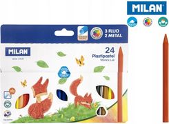 Zdjęcie Milan Kredki Świecowe Pastipastel Trójkątne 24 Kol - Płock