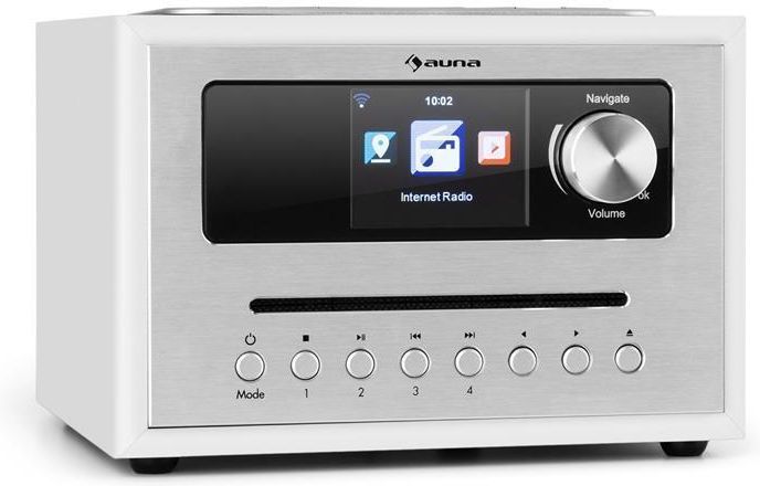 Radio internetowe Auna SILVER STAR CD CUBE BIAŁY - Opinie i