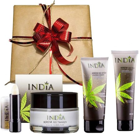 India Cosmetics Naturalny Zestaw Kosmetyków Konopnych Dla Każdego