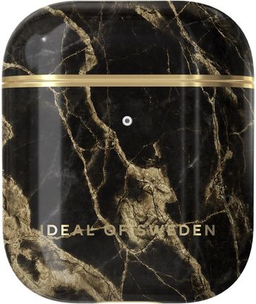 Etui iDeal of Sweden Apple AirPods 1/2 (Golden Smoke Marble)