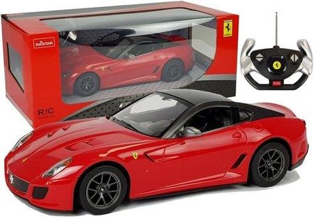 Lean Toys Auto R/C Ferrari 599 GTO Rastar 1:14 czerwone na pilota  