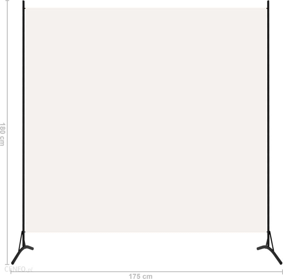 Parawan 1 panelowy biały 175x180cm