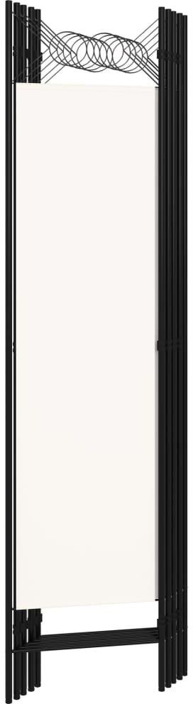 Parawan 5 panelowy biały 200x180cm - zdjęcie 4 Parawan 5 panelowy biały 200x180cm