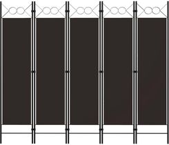 Zdjęcie Parawan 5 panelowy brązowy 200x180cm - Władysławowo