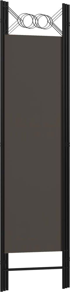 Parawan 3 panelowy antracytowy 120x180cm - zdjęcie 2 Parawan 3 panelowy antracytowy 120x180cm
